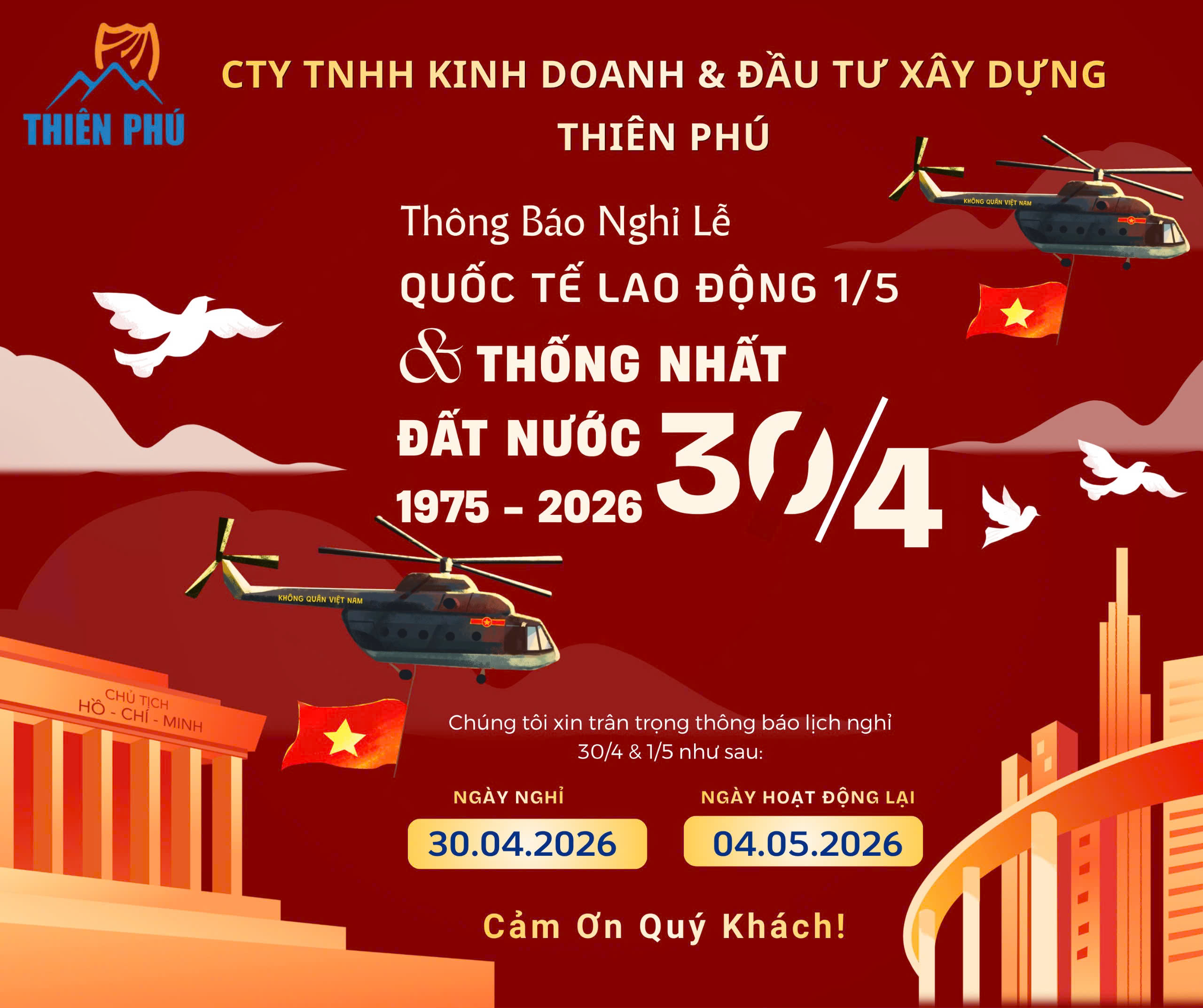 thong-bao-lich-nghi-le-30-4-1-5-cua-cong-ty-thien-phu-nam-2026