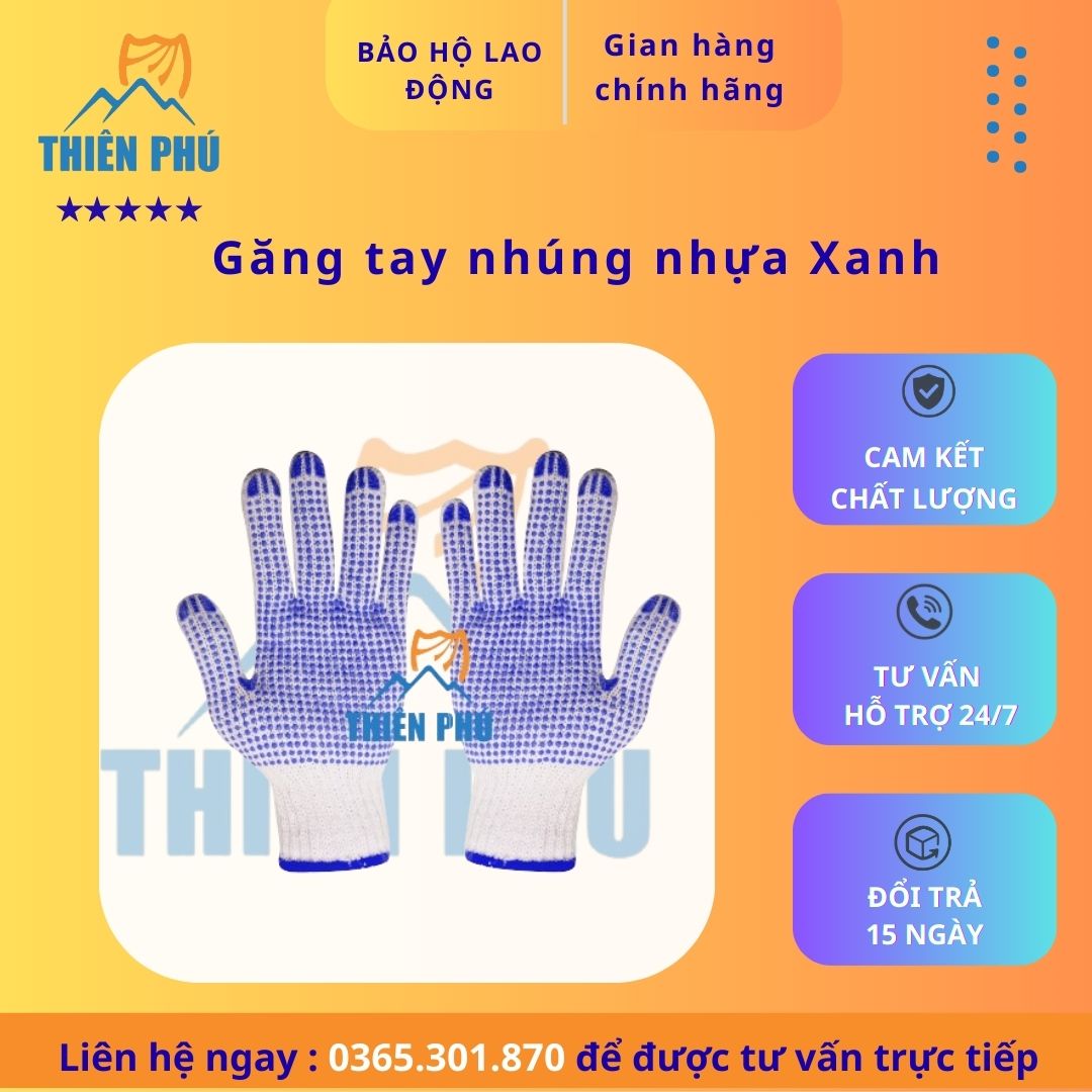 gang-tay-nhung-nhua-xanh