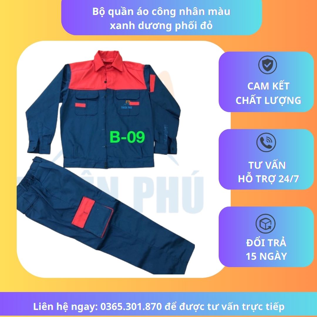 bo-quan-ao-cong-nhan-mau-xanh-duong-phoi-do