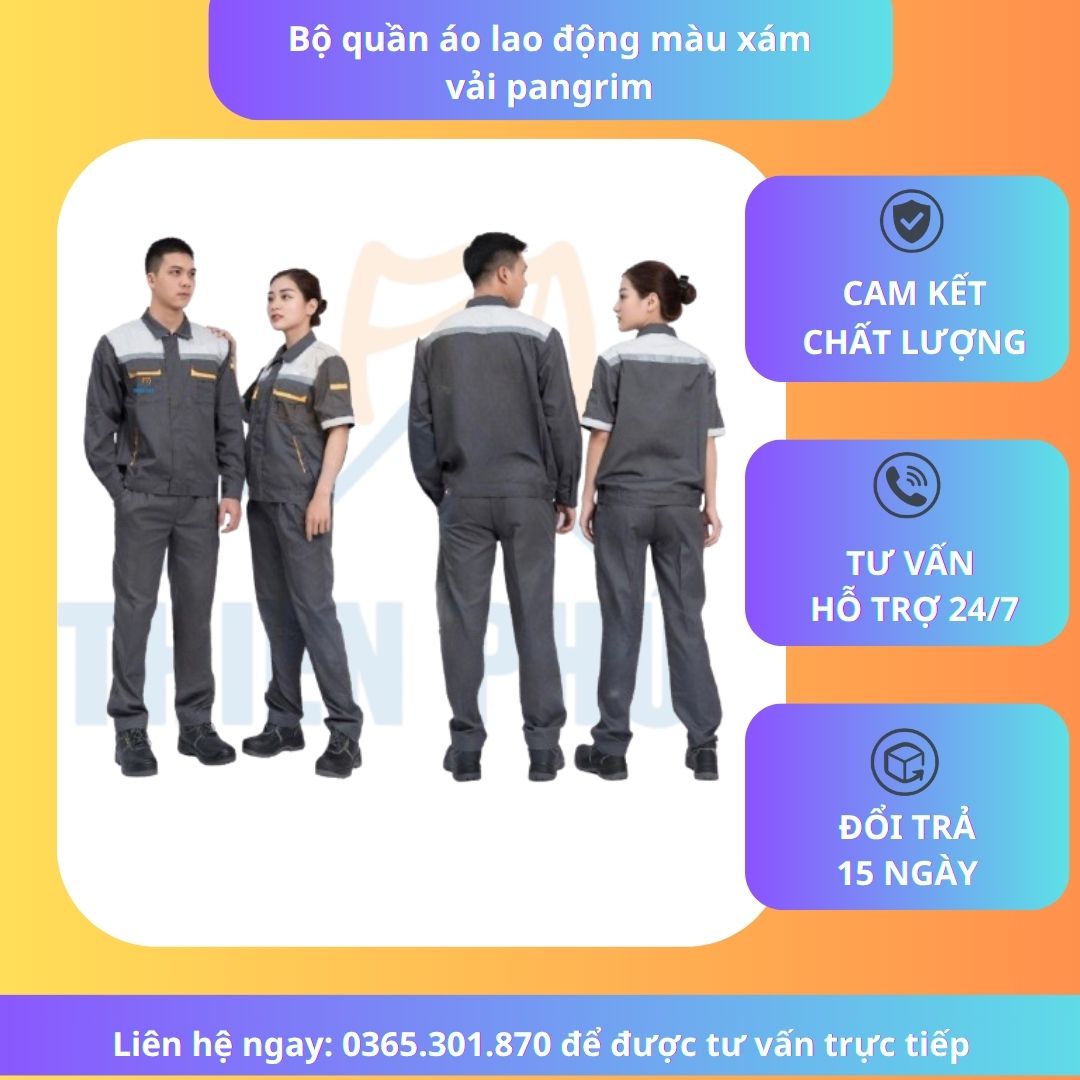 bo-quan-ao-lao-dong-mau-xam-vai-pangrim