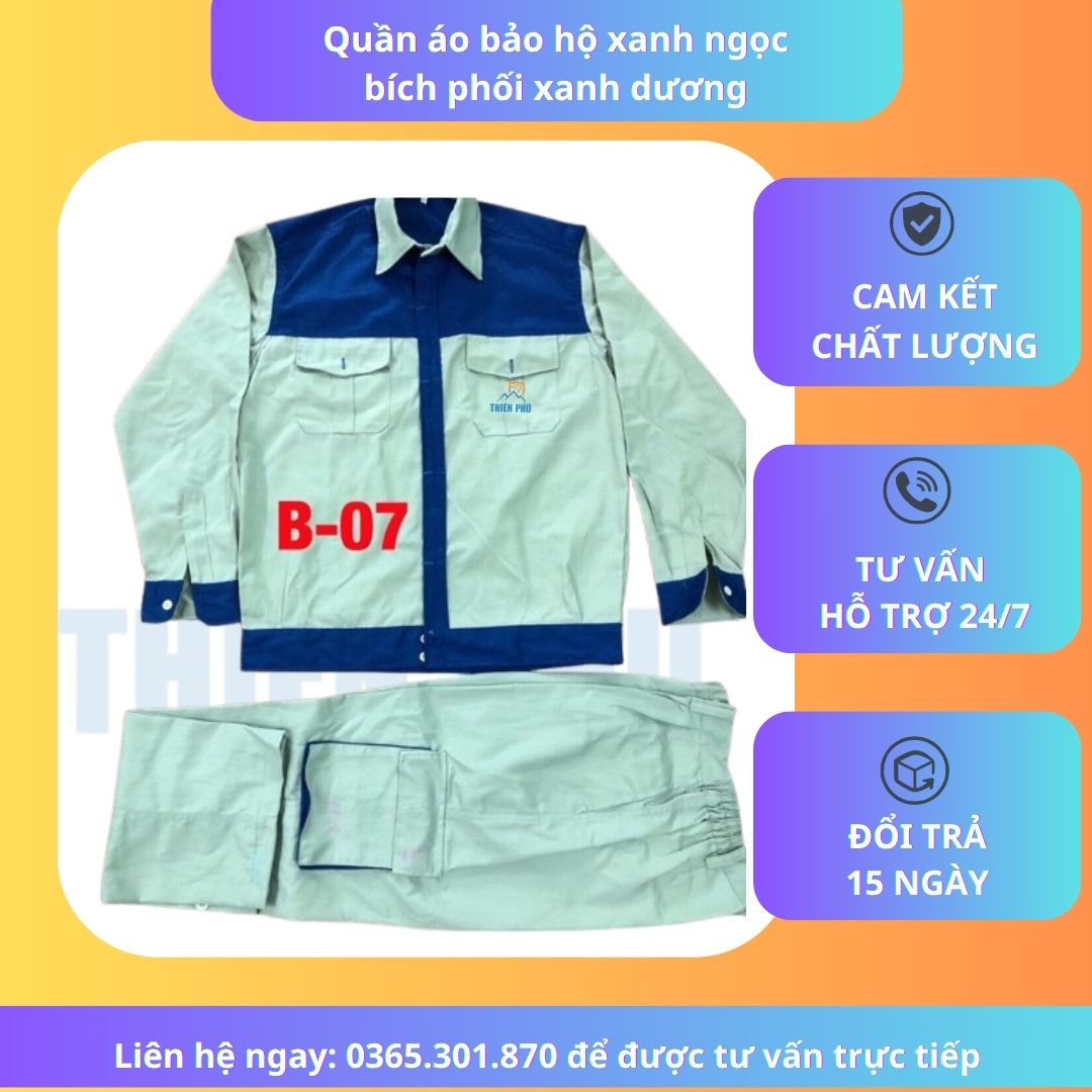 quan-ao-bao-ho-xanh-ngoc-bich-phoi-xanh-duong