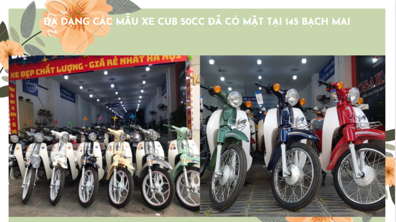 CUB 50CC CÓ NHỮNG ĐẶC ĐIỂM GÌ NỔI BẬT ĐỂ DỰ KIẾN BÙNG NỔ TRONG NĂM 2022 NÀY??????