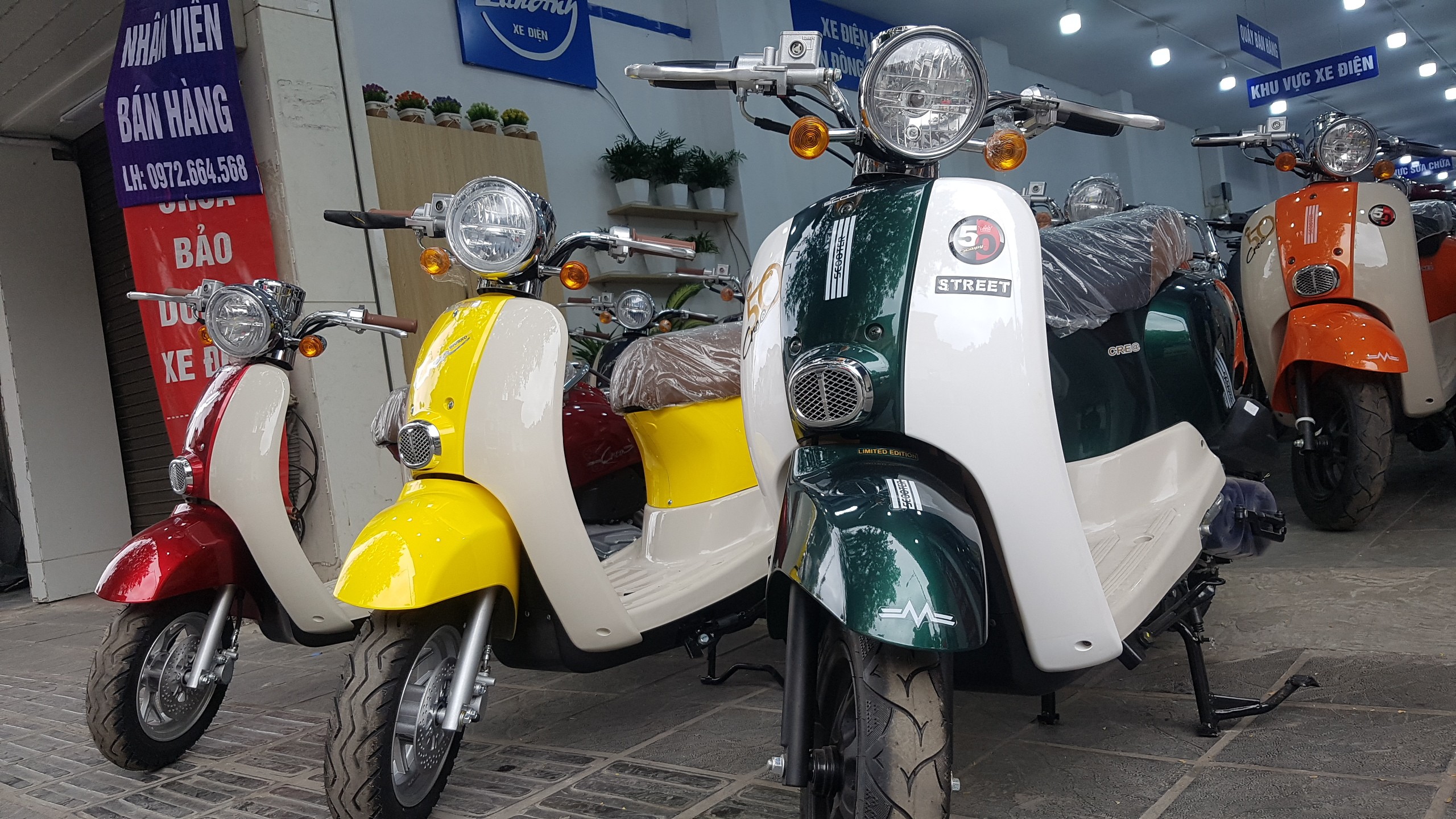 XE MÁY CREA 50CC GIÁ BAO NHIÊU  XE ĐIỆN LAN ANH