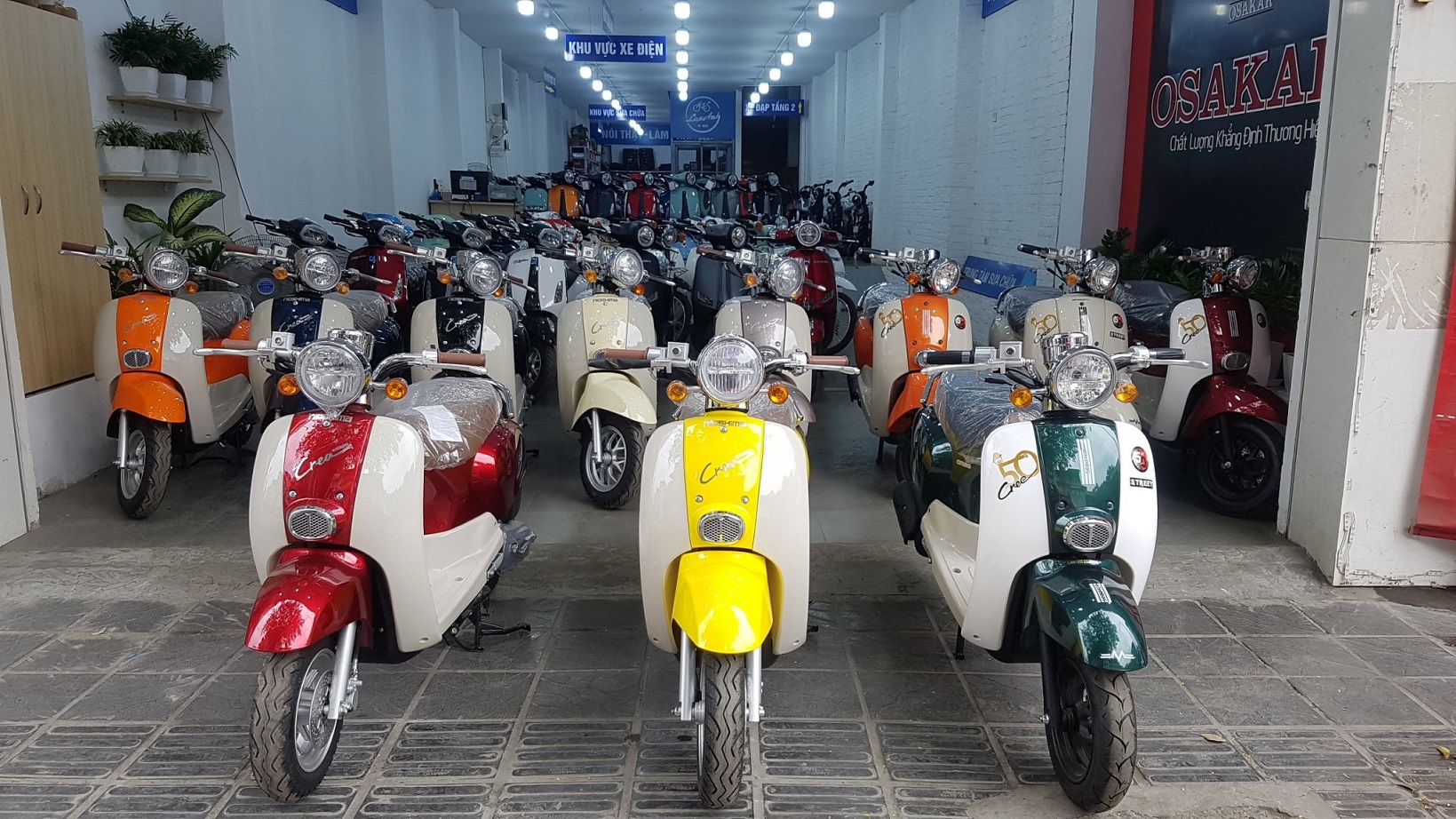 XE MÁY CREA 50CC GIÁ BAO NHIÊU  XE ĐIỆN LAN ANH