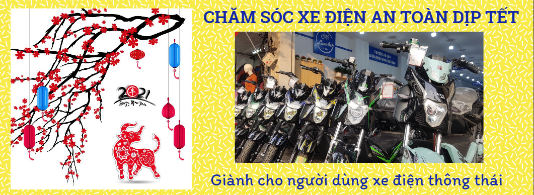 XE ĐẠP ĐIỆN - XE MÁY ĐIỆN nghỉ Tết cần chăm sóc ntn?