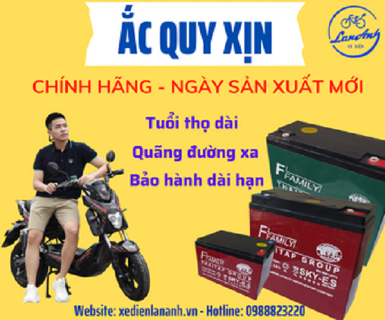 BÌNH ẮC QUY XE ĐẠP ĐIỆN GIÁ BAO NHIÊU?