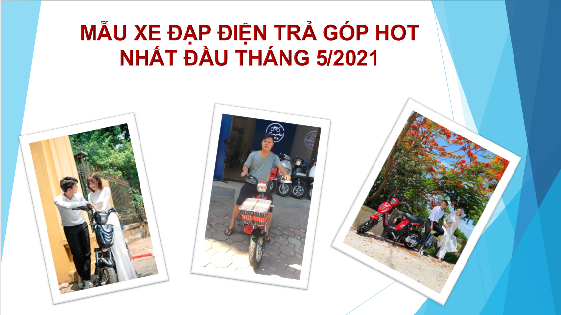 MẪU XE ĐẠP ĐIỆN TRẢ GÓP HOT NHẤT ĐẦU THÁNG 5/2021