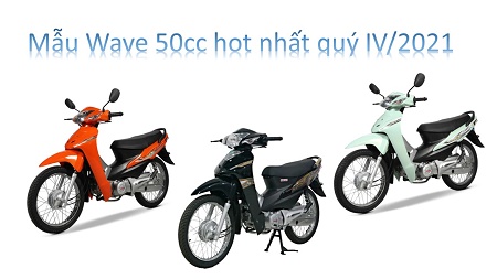 MẪU WAVE 50CC BÁN CHẠY NHẤT QUÝ IV/2021