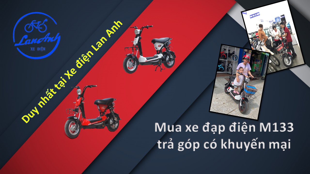 CỬA HÀNG BÁN XE ĐẠP ĐIỆN M133 TRẢ GÓP CÓ KHUYẾN MẠI