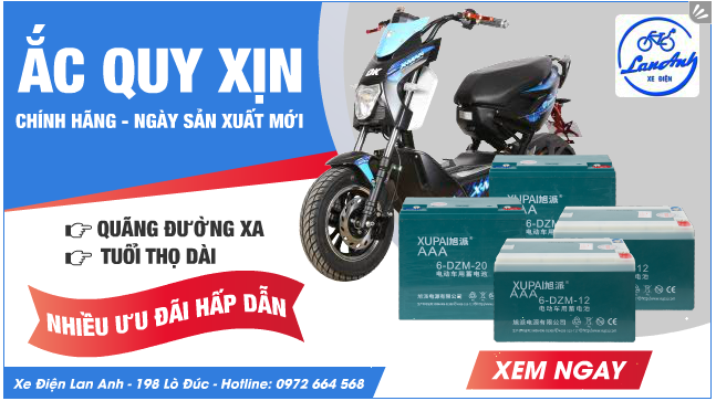 GIÁ BÌNH ẮC QUY XE ĐIỆN XMEN
