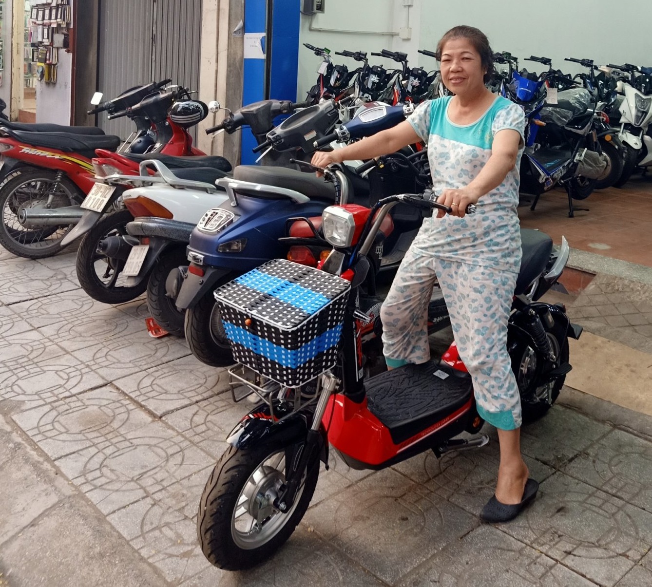 Xe đạp điện M133 aima 8 - Xe điện Lan Anh