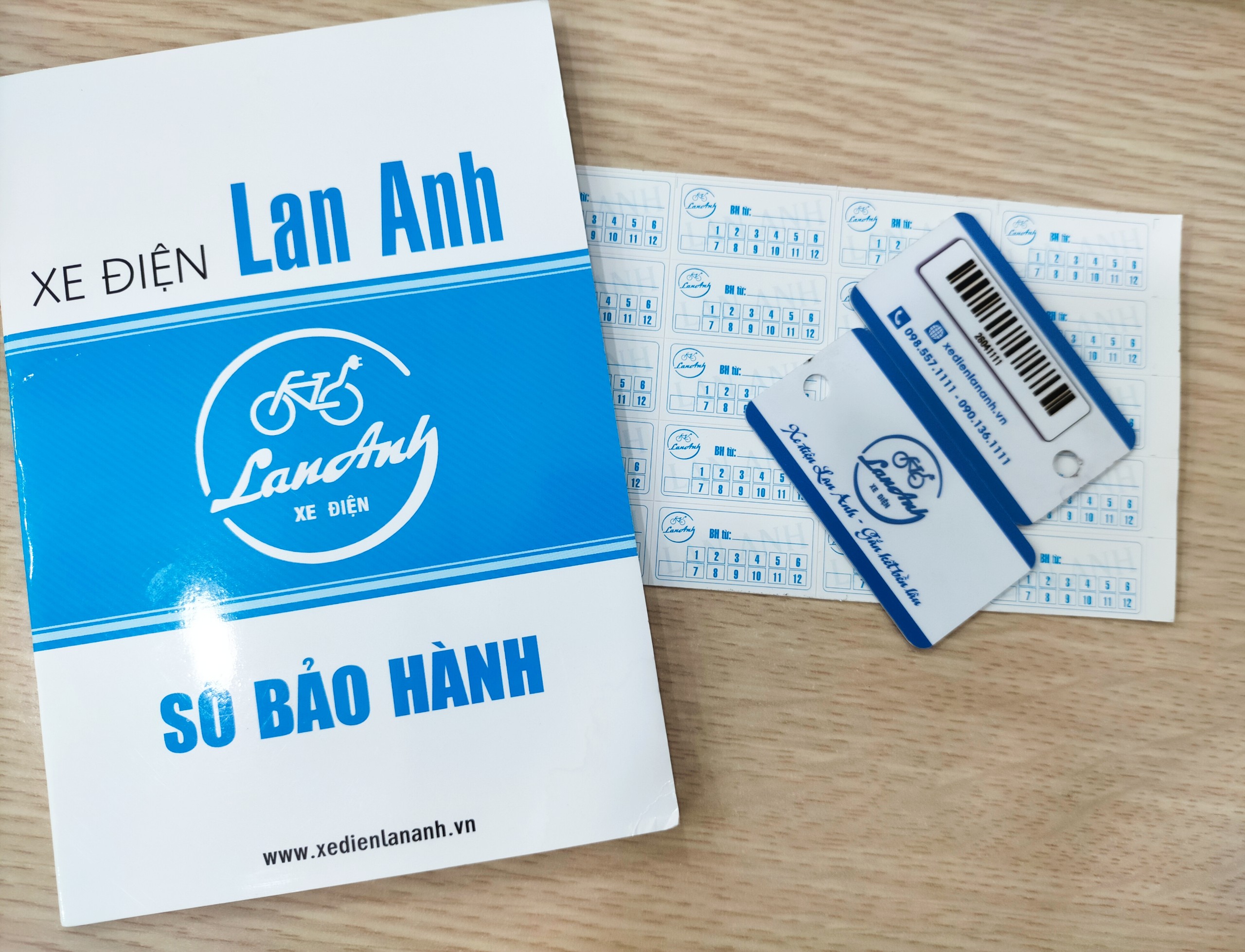 Sổ bảo hành xe điện - Cửa hàng Xe điện Lan Anh bảo hành uy tín, dài hạn