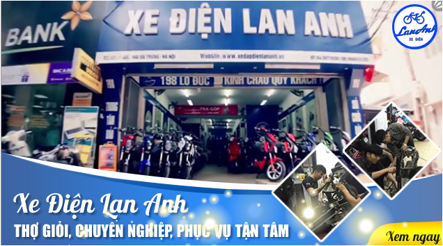 Thợ giỏi luôn sẵn sàng phục vụ khách hàng tại Xe điện Lan Anh