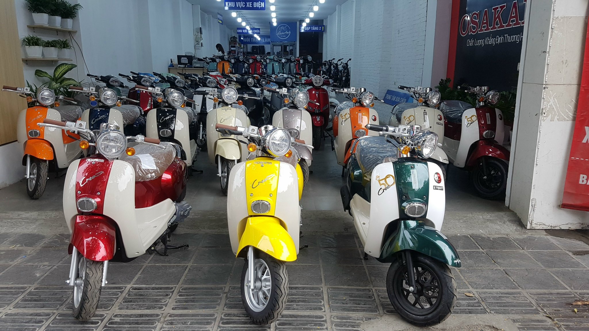 xe 50cc crea - Xe điện Lan Anh