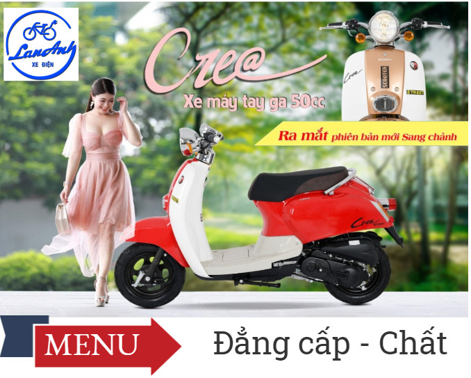 Crea 50cc - Xe điện Lan Anh