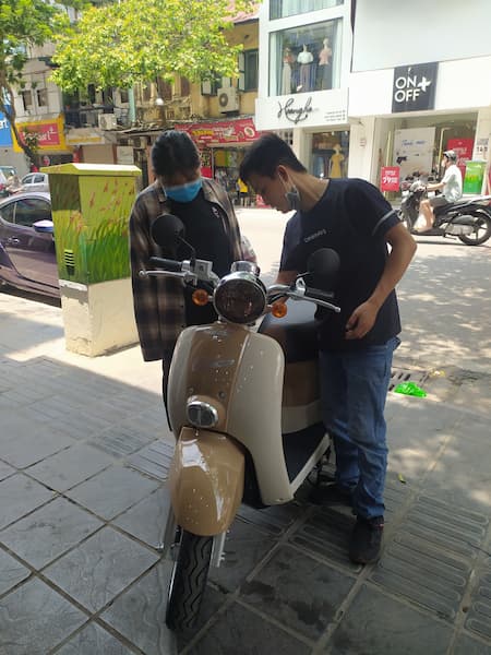 Xe Crea 50cc- Xe điện Lan Anh