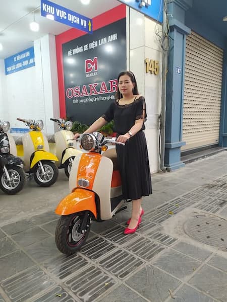 xe Crea 50cc- Xe điện Lan Anh