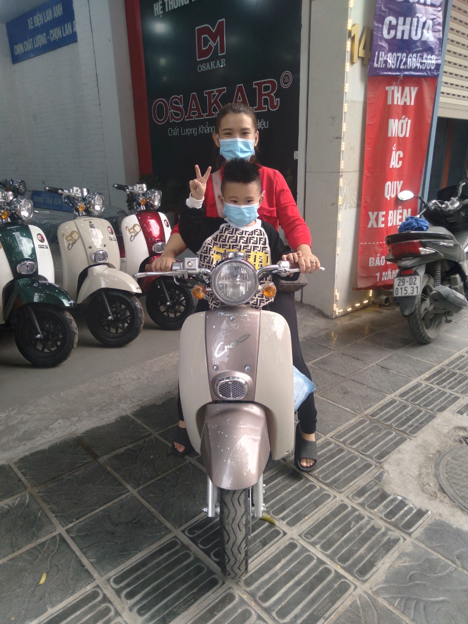 Xe ga 50cc Crea Nioshima-Xe Điện Lan Anh