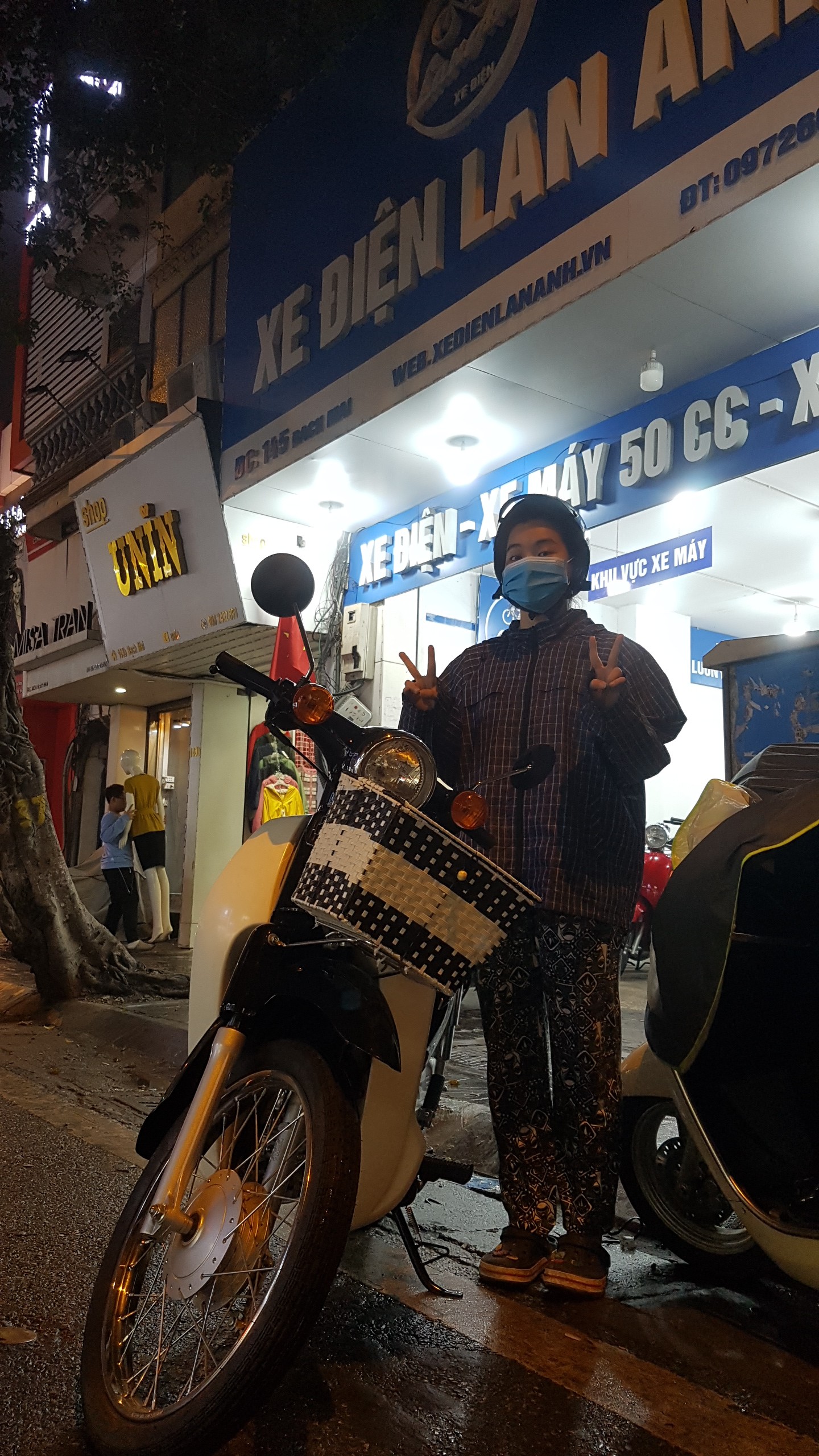 Cub 50cc- Xe điện Lan Anh