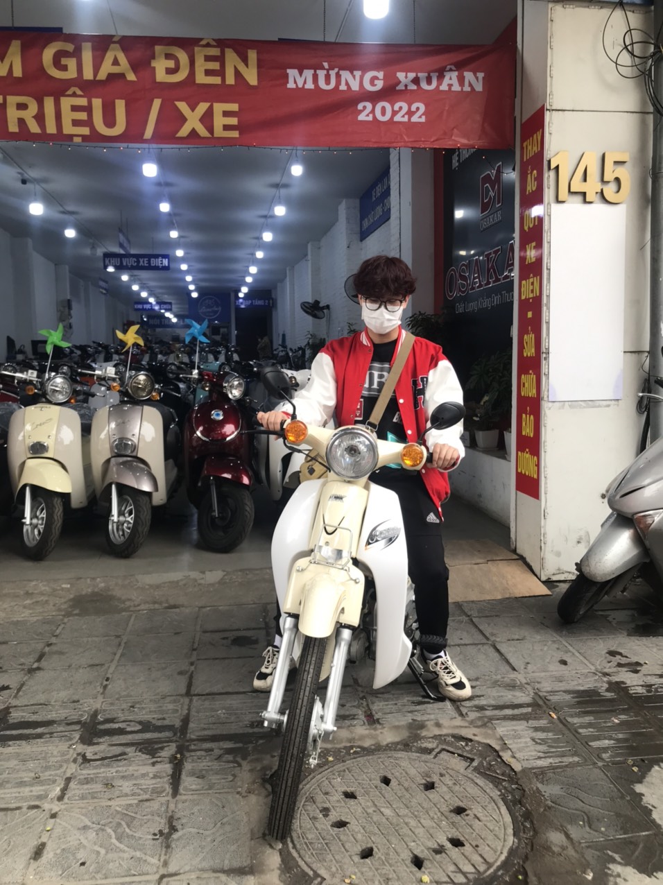 thanh thoát cùng mẫu cub 50 cùng Xe điện Lan Anh