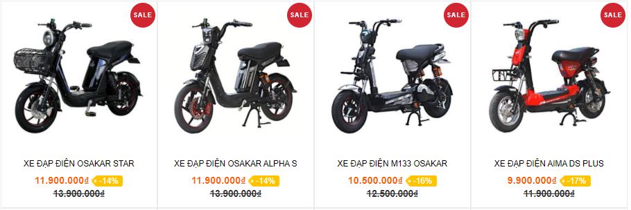 Giá xe điện