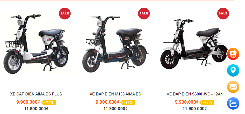 Sale xe đạp điện 