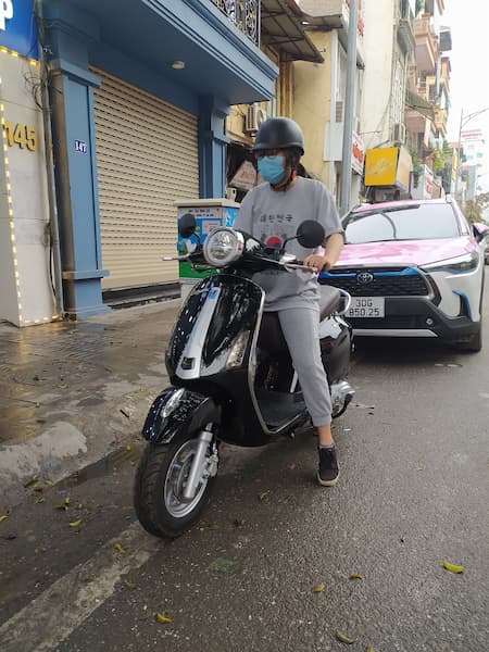 xe Vespa 50cc- Xe điện Lan Anh