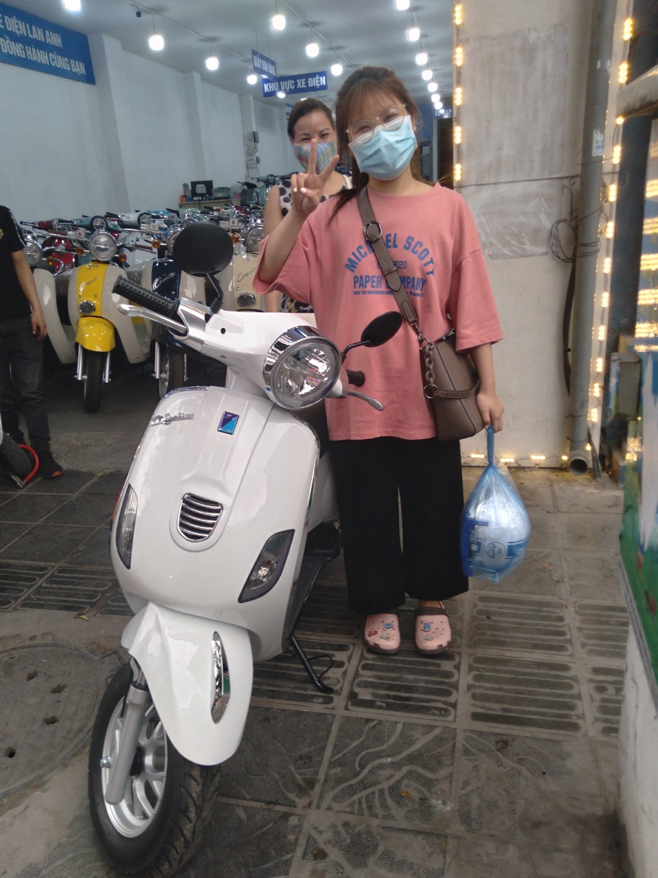 Xe Vespa 50cc- Xe Điện Lan Anh