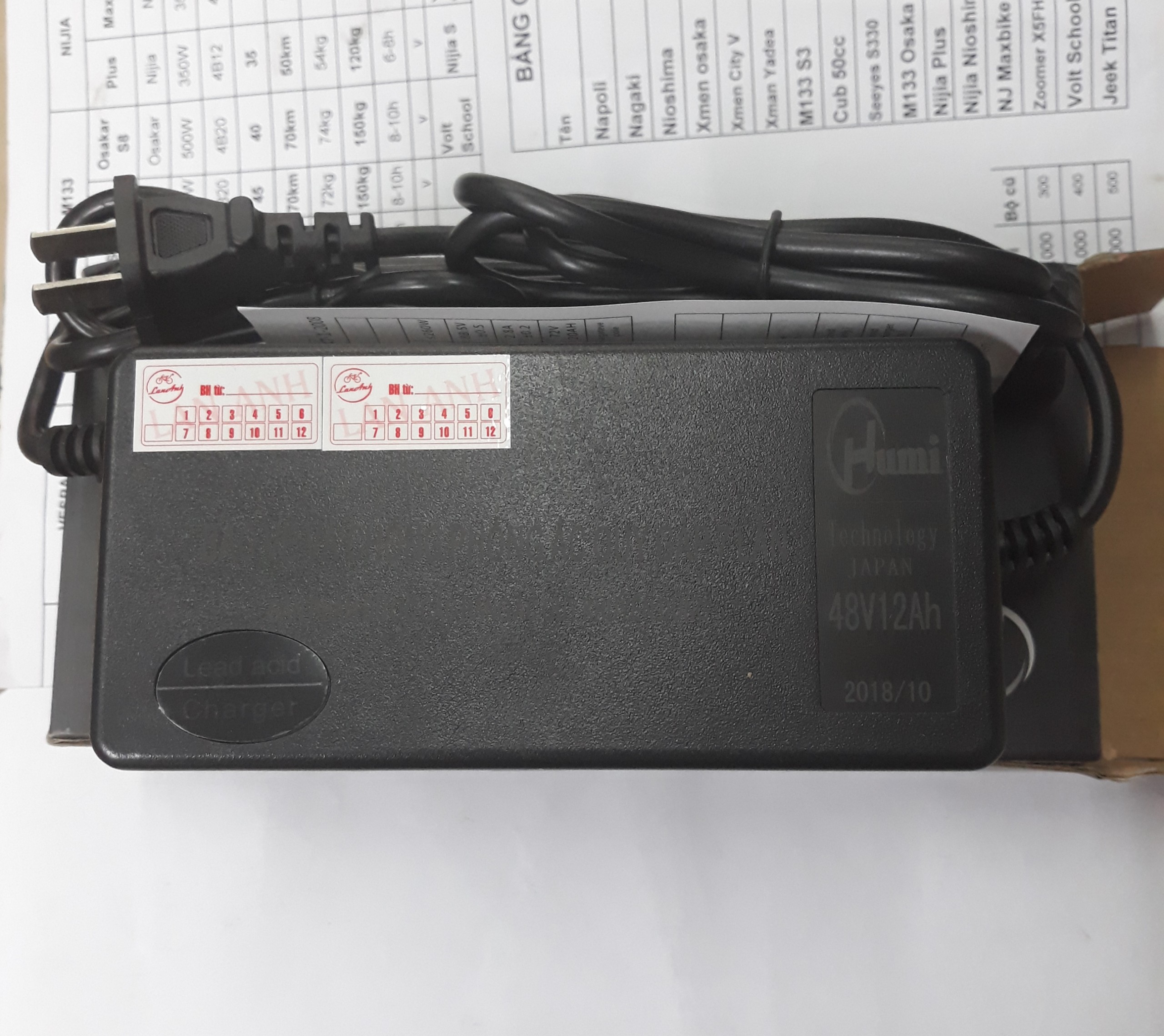 sạc 48V-12Ah