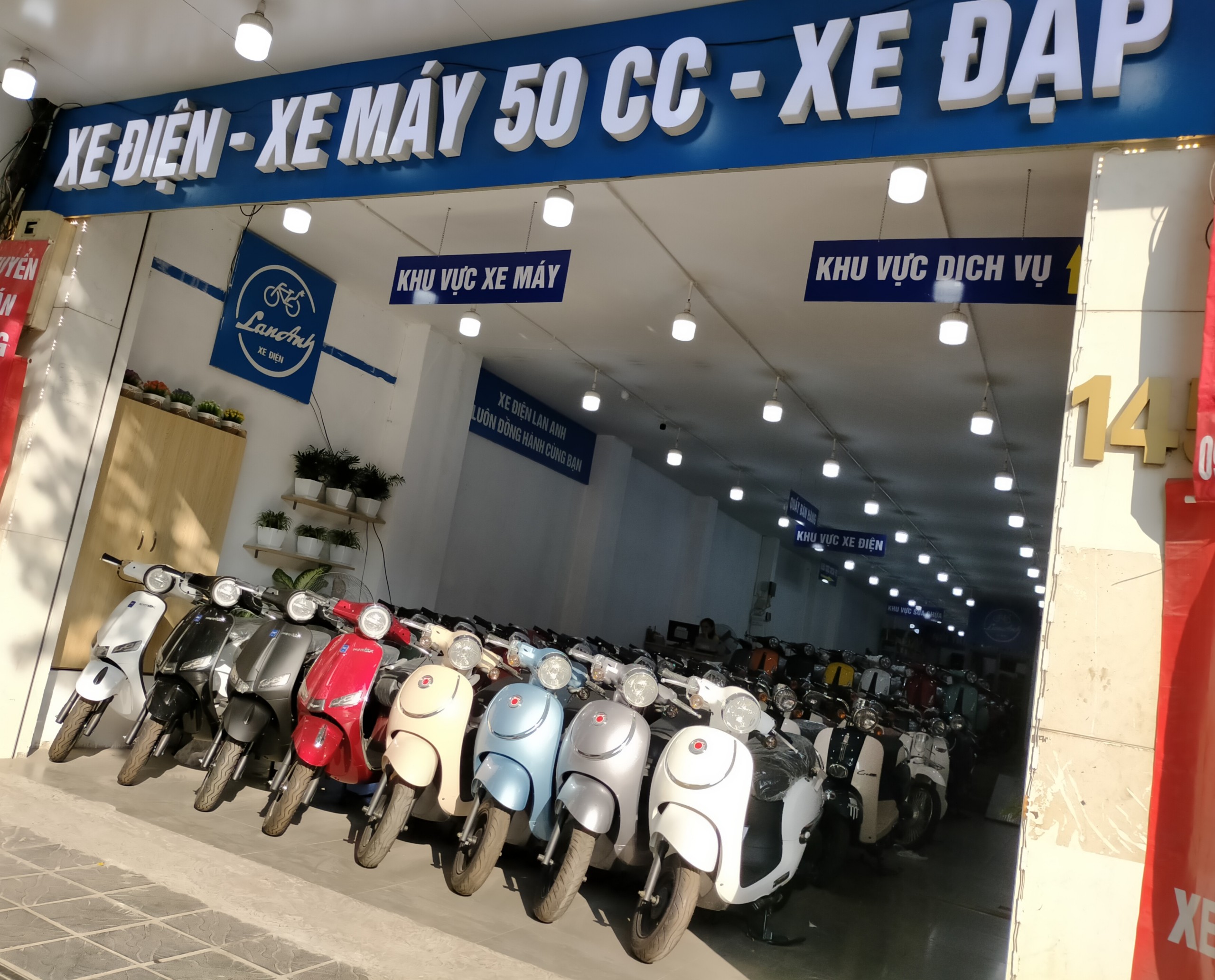 Xe máy ga 50cc tại Lan Anh