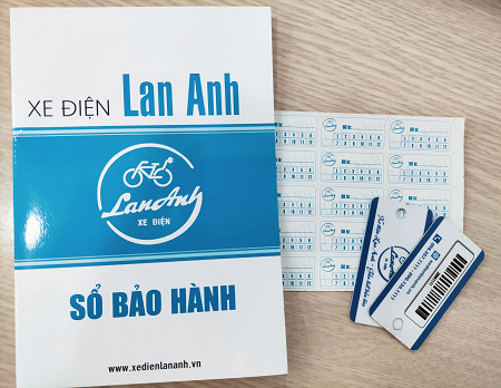 Sổ bảo hành ắc quy xe đạp điện