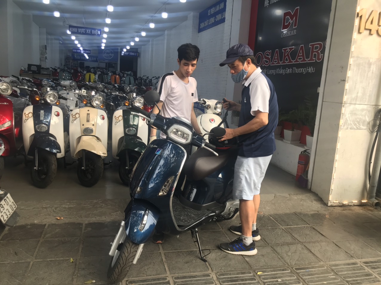 Xe Vespa 50cc- Xe Điện Lan Anh