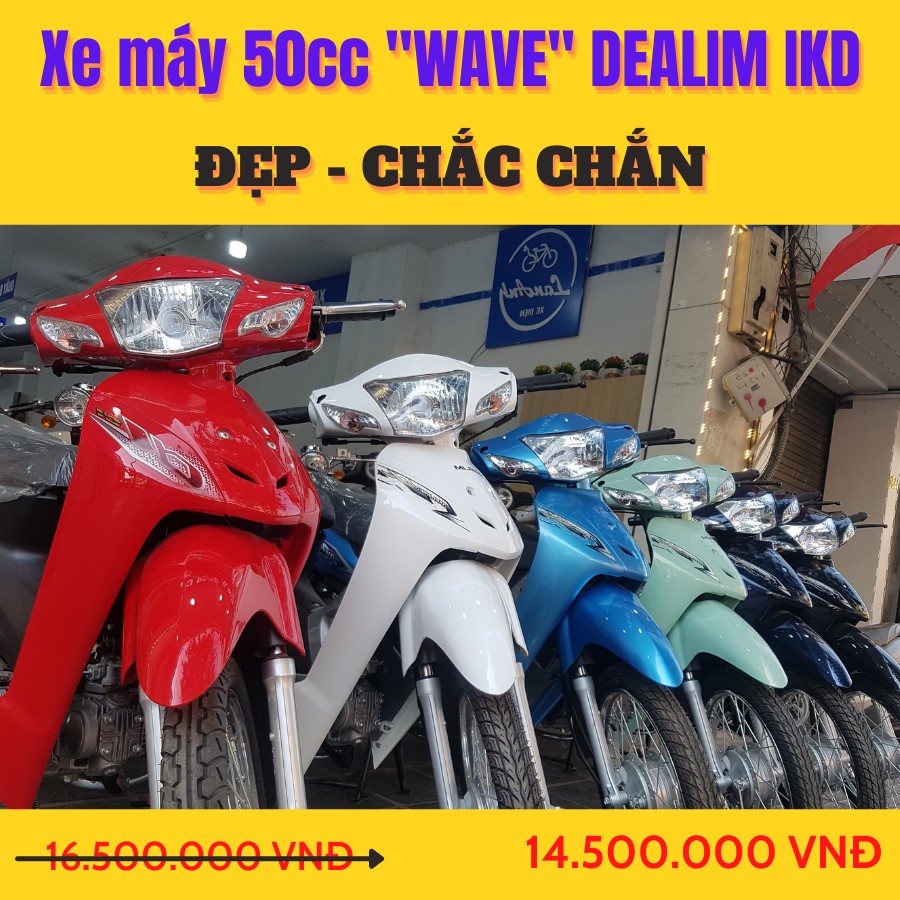 Xe Wave 50cc- xe điện Lan Anh