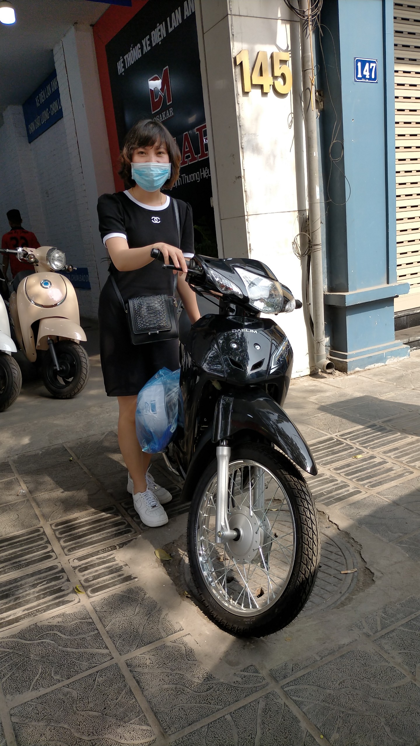 Wave 50cc- Xe điện Lan Anh