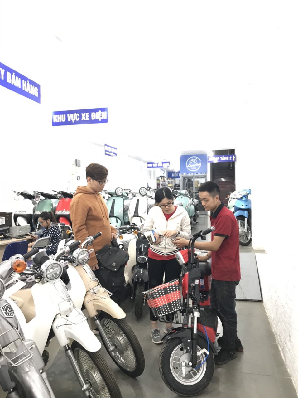 xe đạp điện 133 màu đỏ