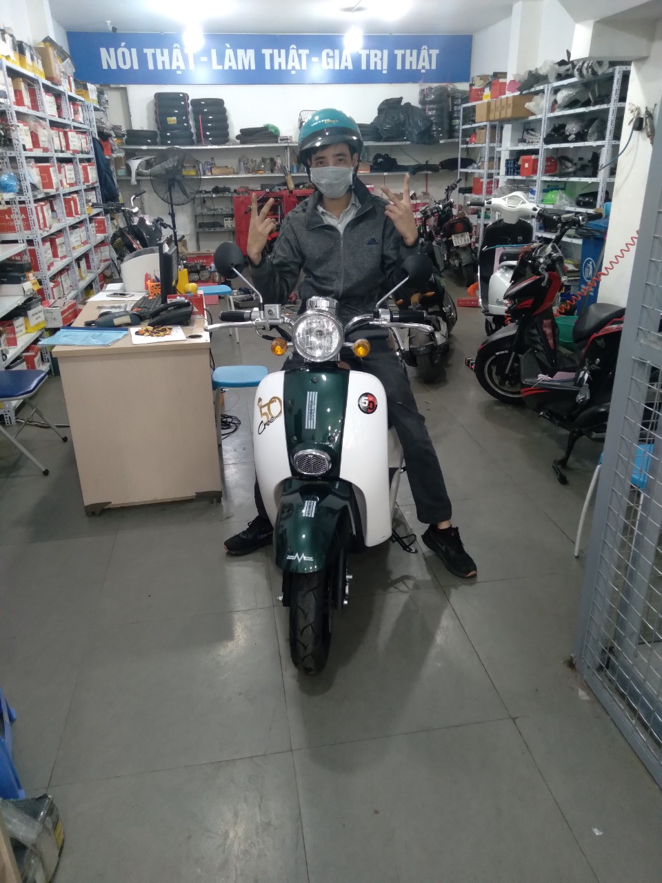 xe Crea 50cc - Xe điện Lan Anh