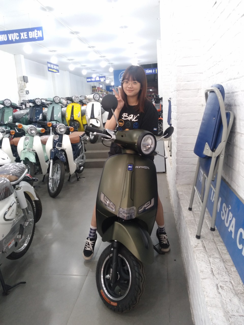 Xe Vespa Roma SX- Xe Điện Lan Anh