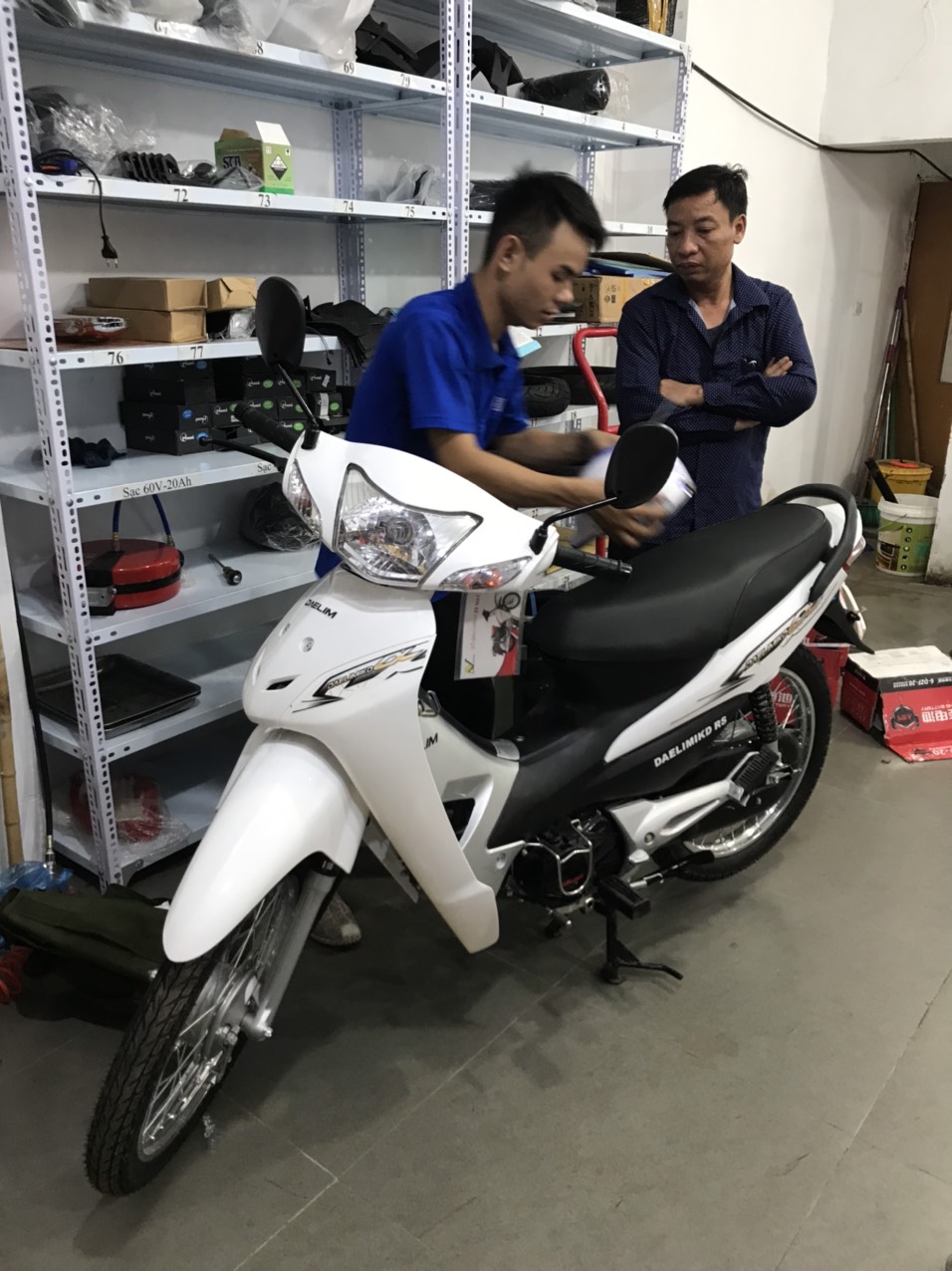 Wave 50cc - Xe điện Lan Anh