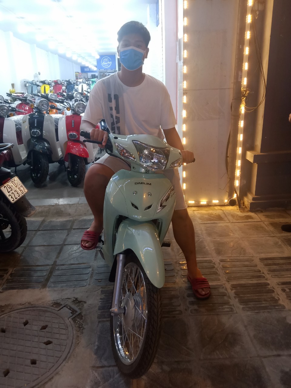 Wave 50cc- Xe điện Lan Anh