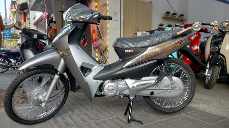 xe wave 50cc ghi