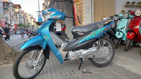 xe wave 50cc xanh dương