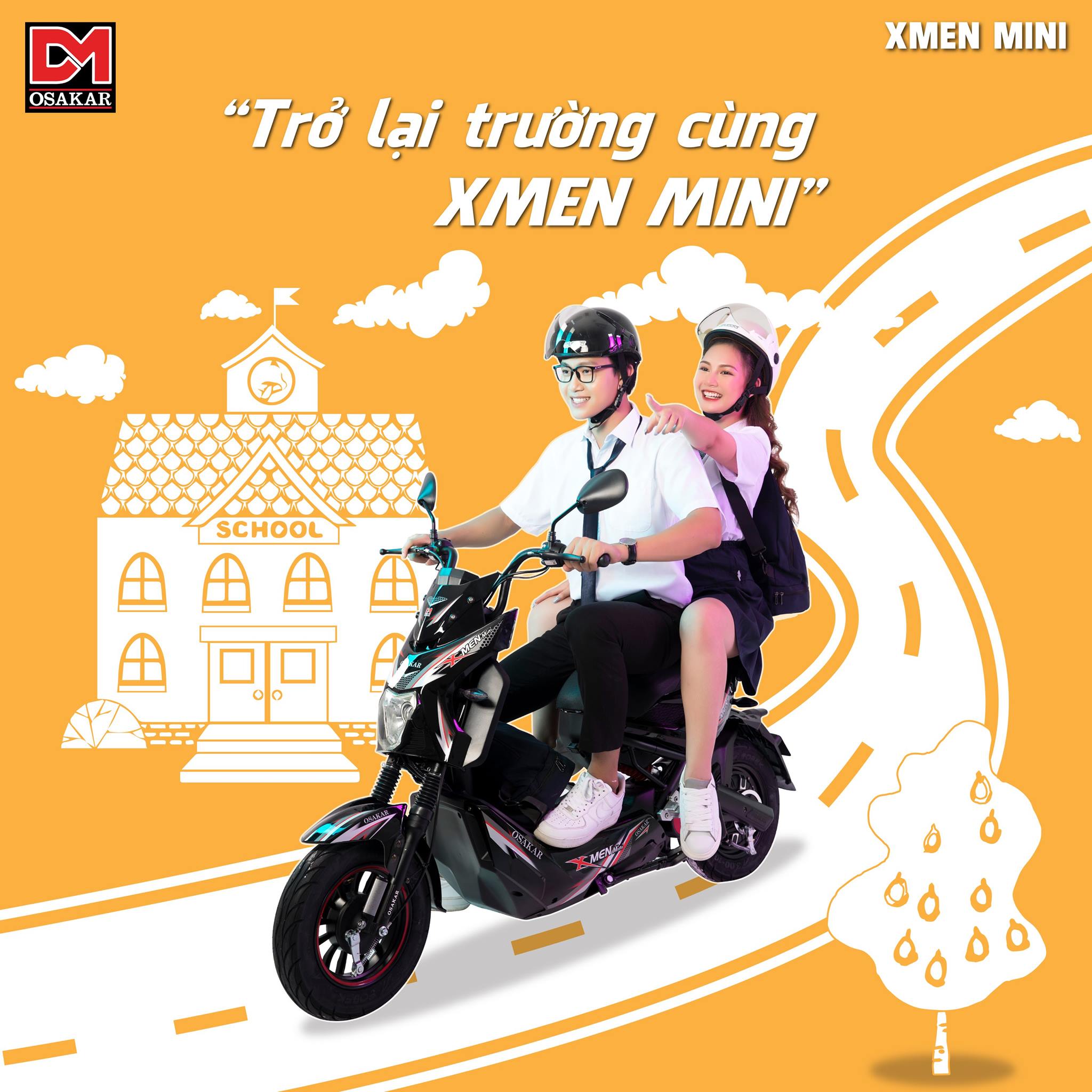 xe máy điện xmen mini