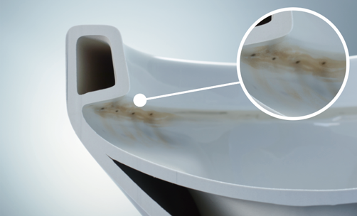 Phân biệt 4 kiểu kết cấu vành của một chiếc bàn cầu