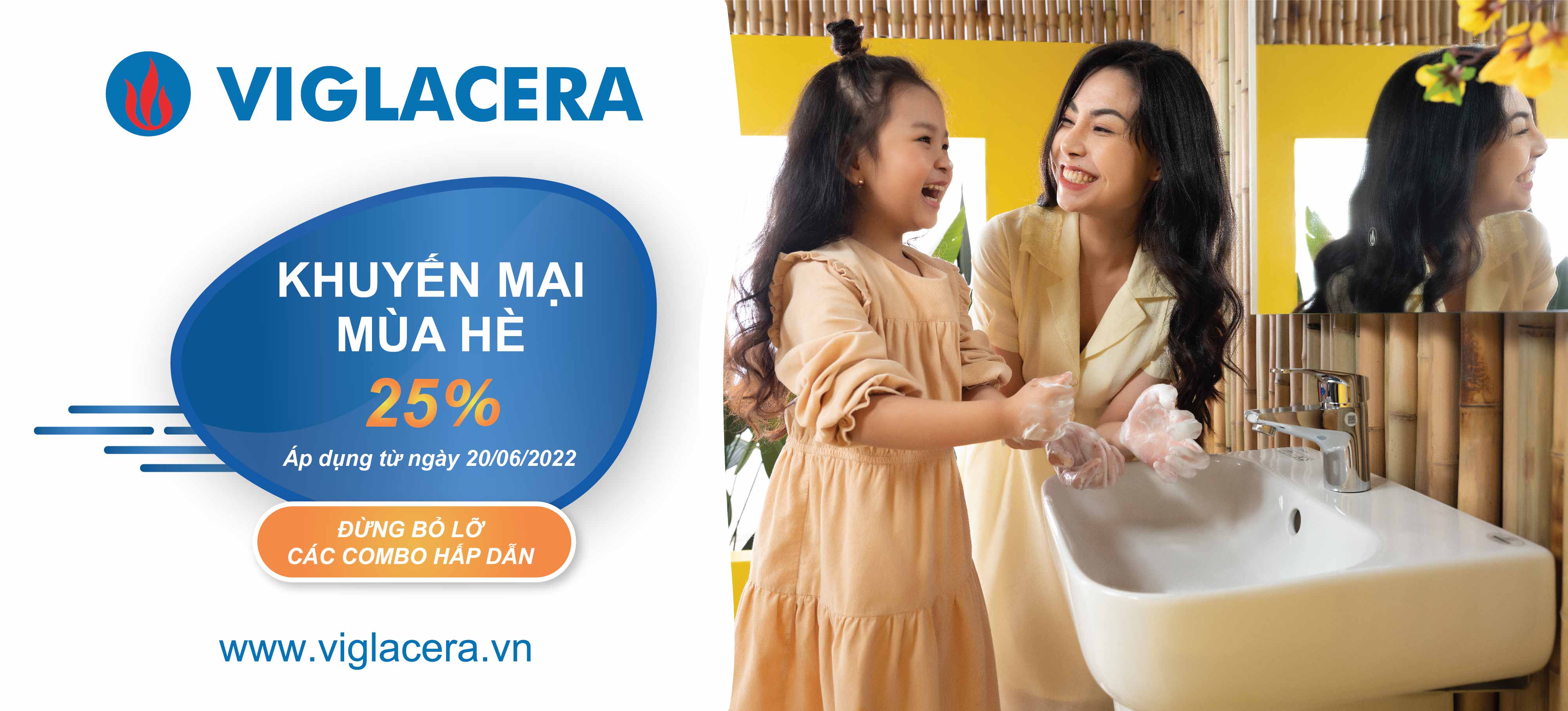 KHUYẾN MẠI MÙA HÈ GIẢM GIÁ TỚI 25% KHI MUA CÁC COMBO SẢN PHẨM ĐỒNG BỘ