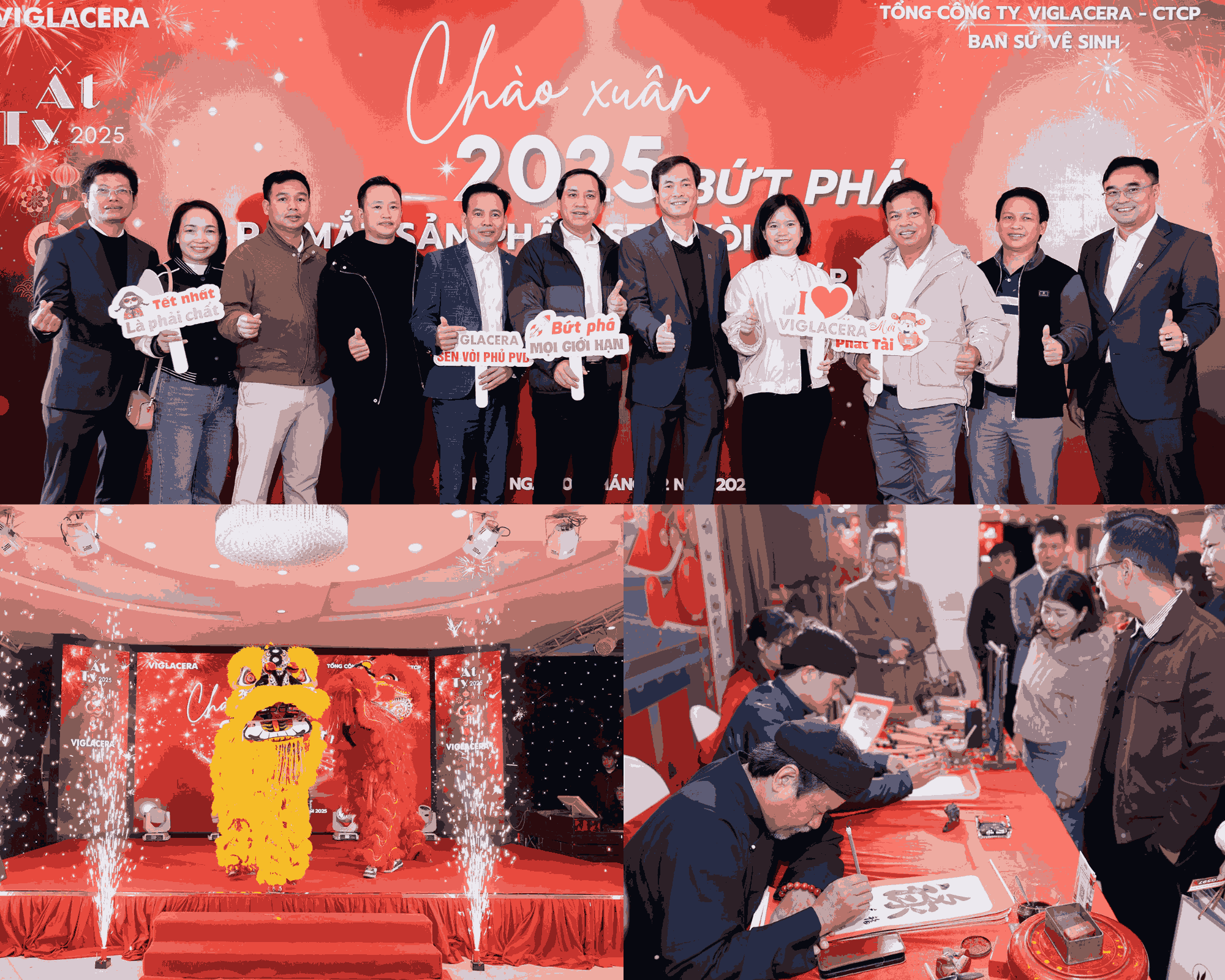 Viglacera cùng nhà phân phối ba miền khai xuân rộn ràng, vững vàng gắn kết