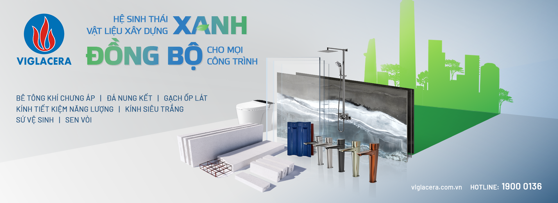 Hệ sinh thái vật liệu xây dựng xanh đồng bộ
