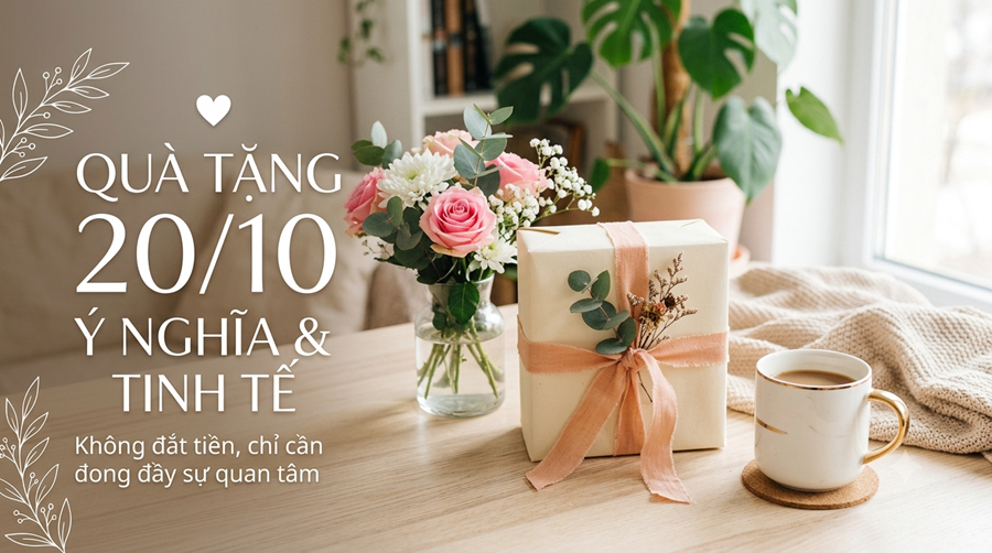 20/10 nên tặng gì? Gợi ý quà 20/10 ý nghĩa, thiết thực