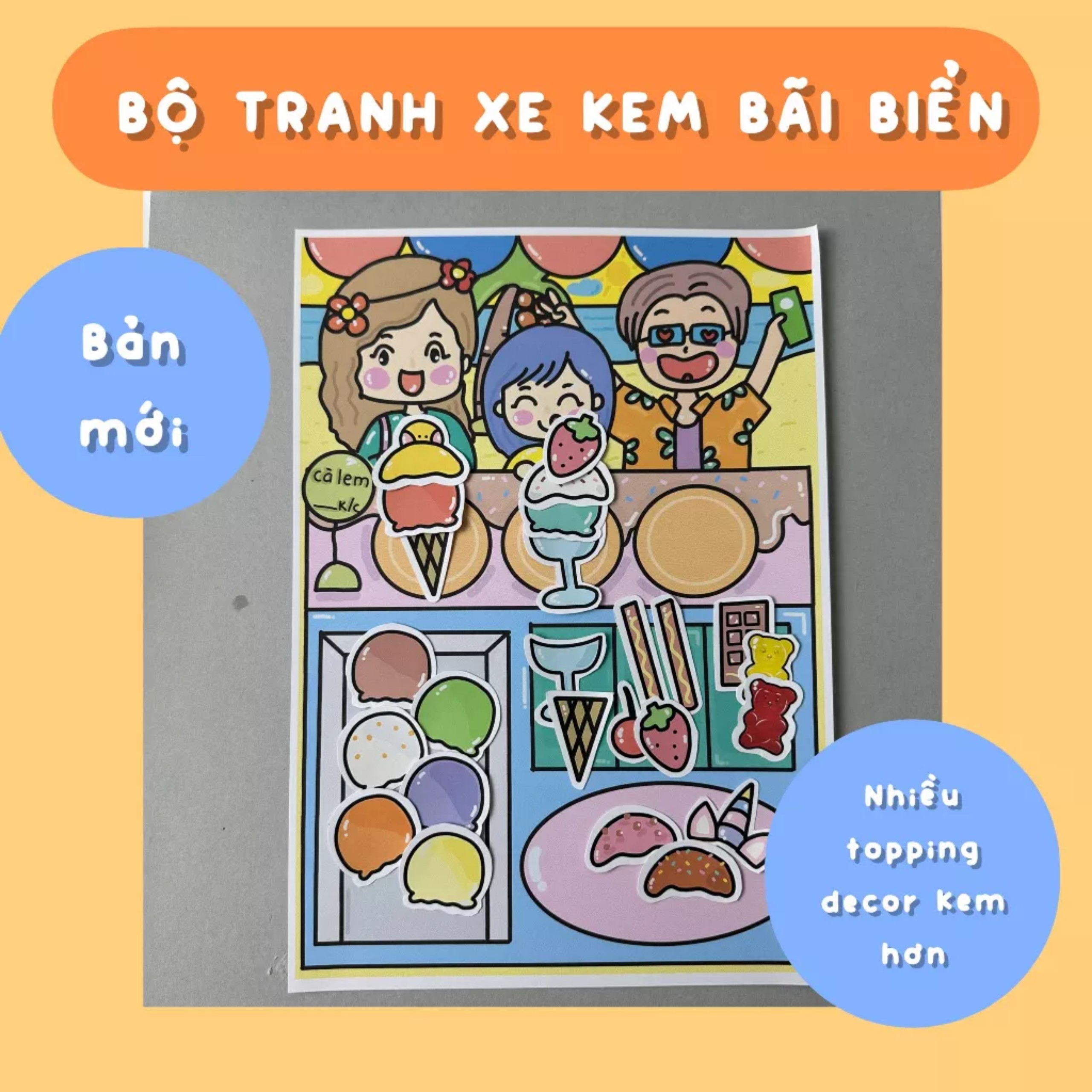 Bộ Tranh Tương Tác Cô Tiên Xanh