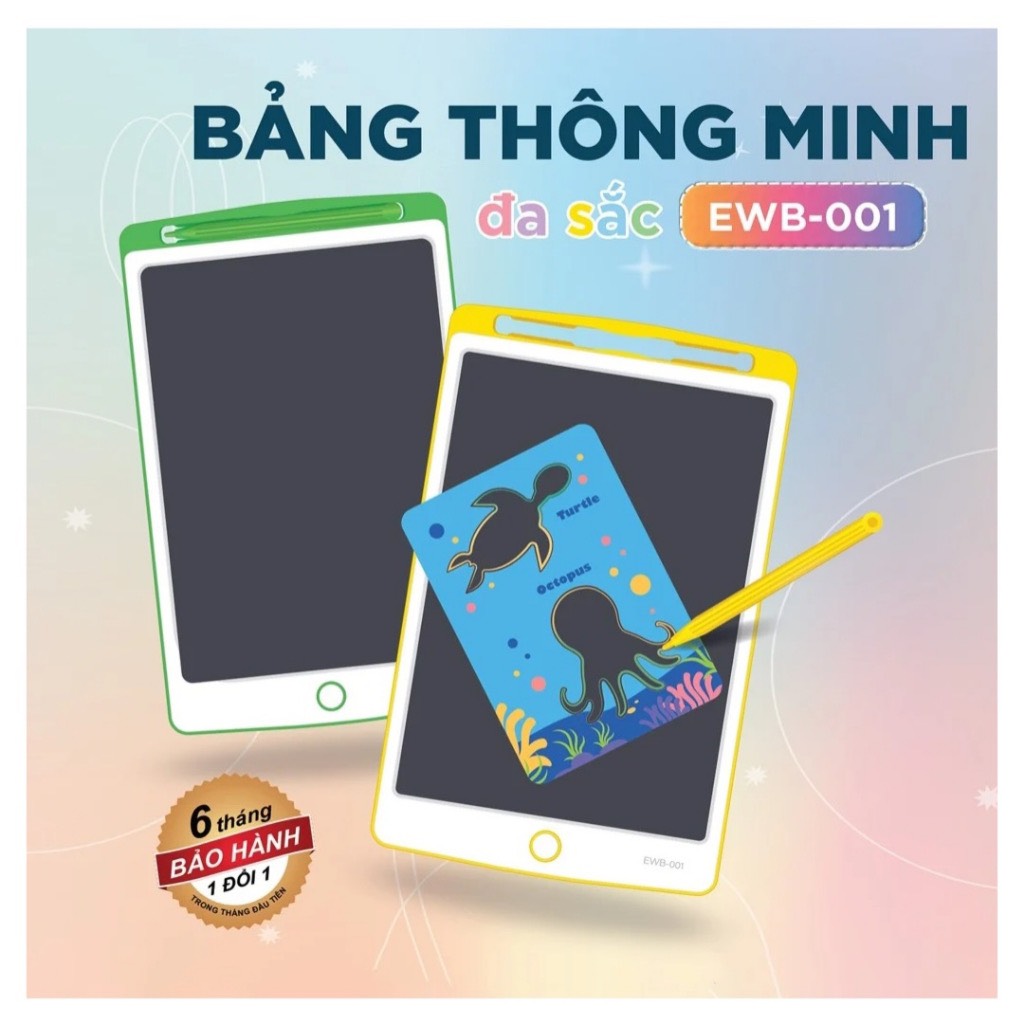 Bảng Vẽ Điện Tử Thông Minh Đa Sắc Tl Ewb-001 10 Inch