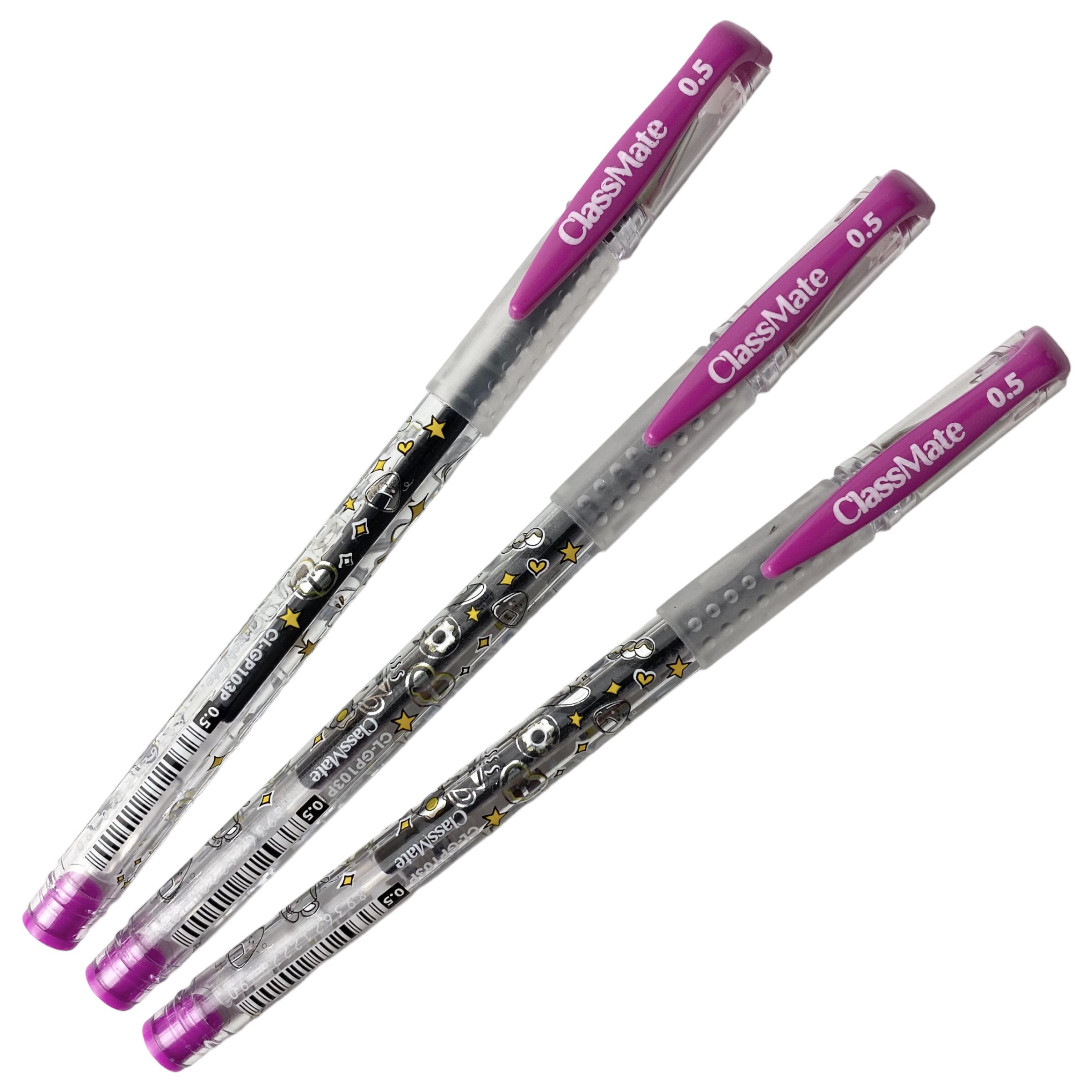 Bút gel ClassMate CL-GP103P tím, bút bi nước, viết mực nước, văn phòng phẩm